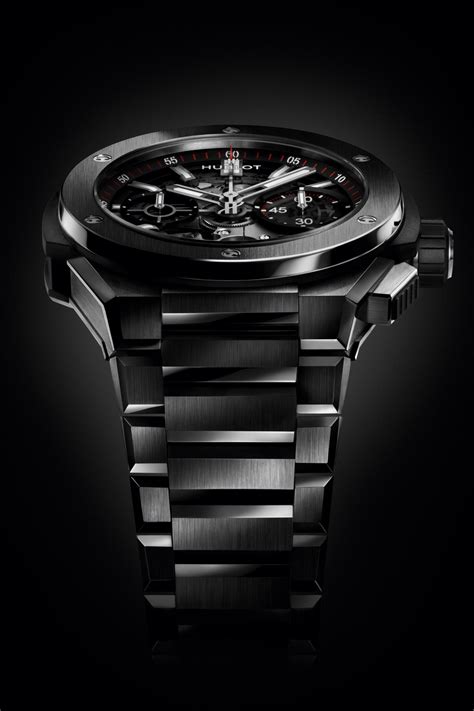 hublot big bang integrated black magic|hublot black magic bracelet.